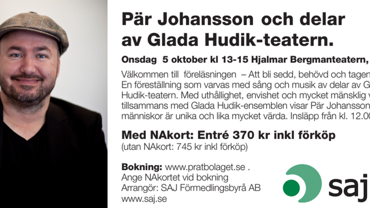 Pär Johansson föreläser i Örebro
