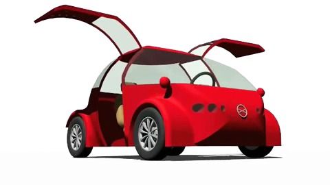 The PlantaCar - runs on waste from our greenhouse