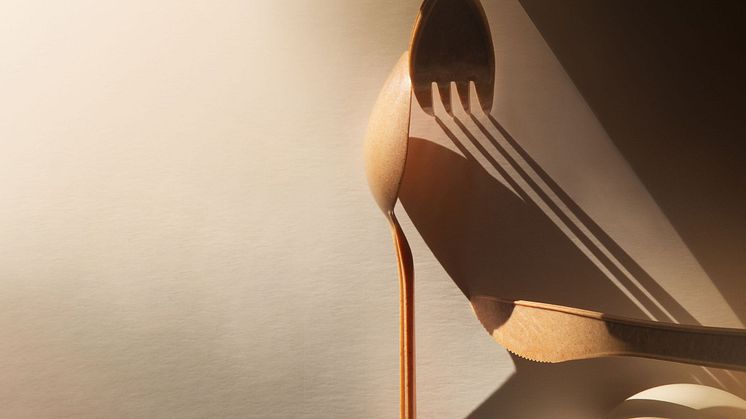 Beautiful premium cutlery made of Sulapac material