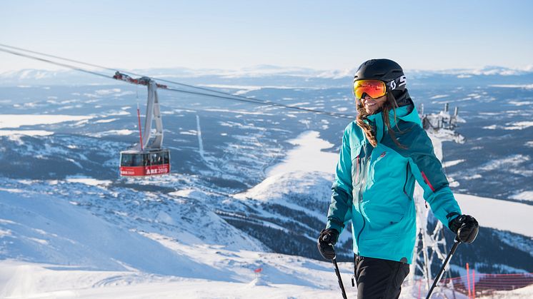 På ski i Åre