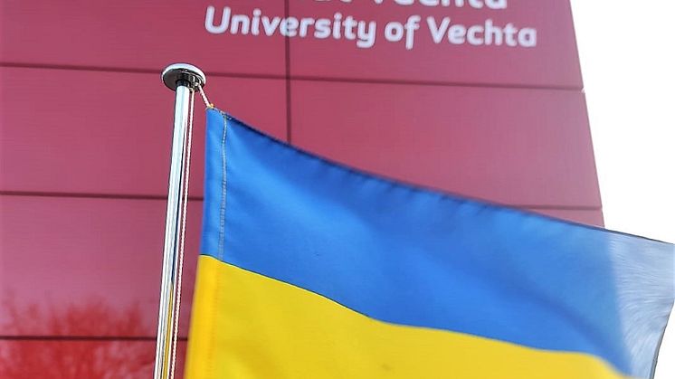 Ukraine Flagge Uni Vechta 
