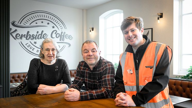Kerbside Coffee opens at Hatfield station