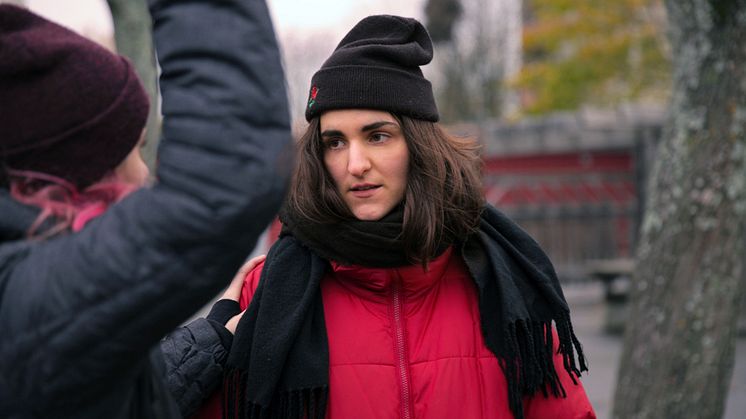 Sophie Vuković, en av konstnärerna i projektet Lyssna
