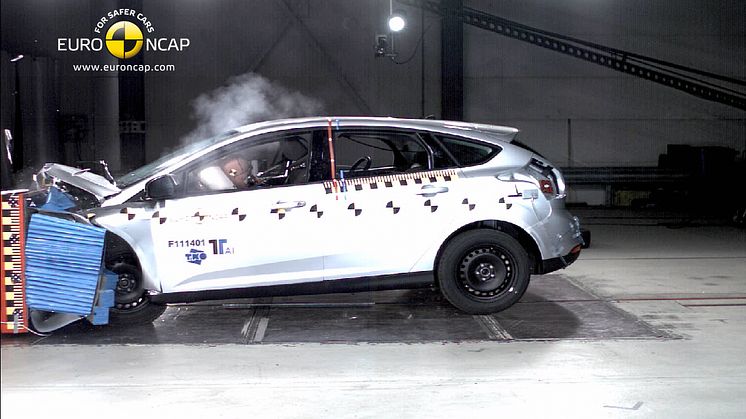 Nya Ford Focus skriver Euro NCAP-historia - Får utmärkelse för avancerad säkerhetsteknik  