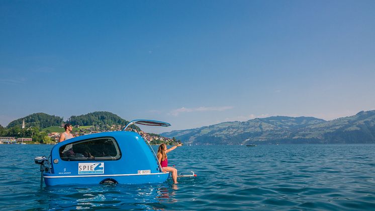 Mit dem Sealander auf dem Thunersee, Bern