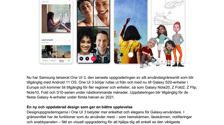 Så tar Samsung One UI 3 med Android 11 användarupplevelsen till nya höjder