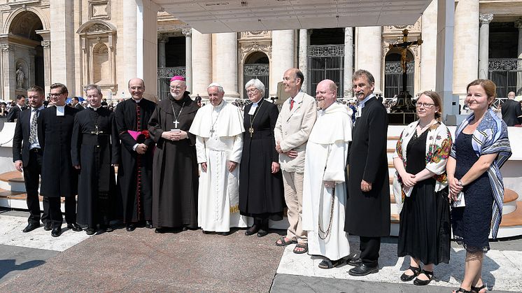 Ekumeniskt möte med påve Franciskus