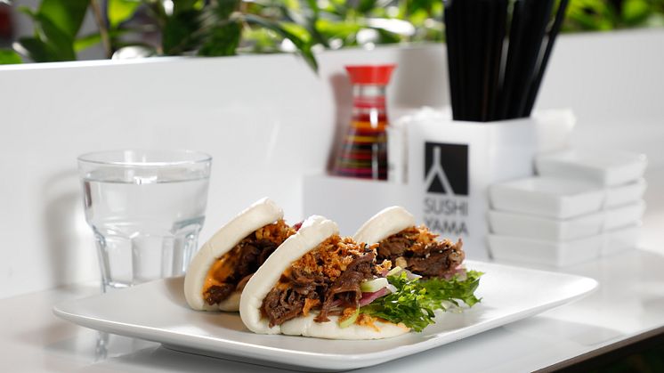 Sushi Yamas Bao Buns Yakiniku. Foto: Richard Ström