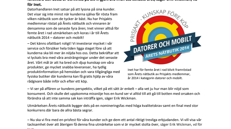 ”Inet är bäst, bäst, bäst, bäst, bäst!”