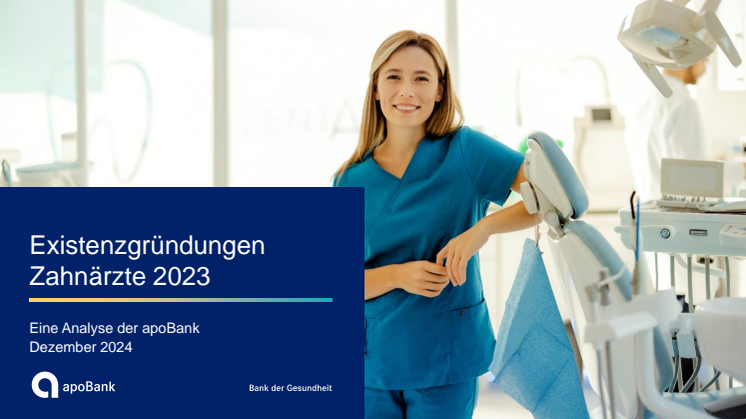 Grafiken zu PM: Existenzgründung Zahnärzte_2022-2023
