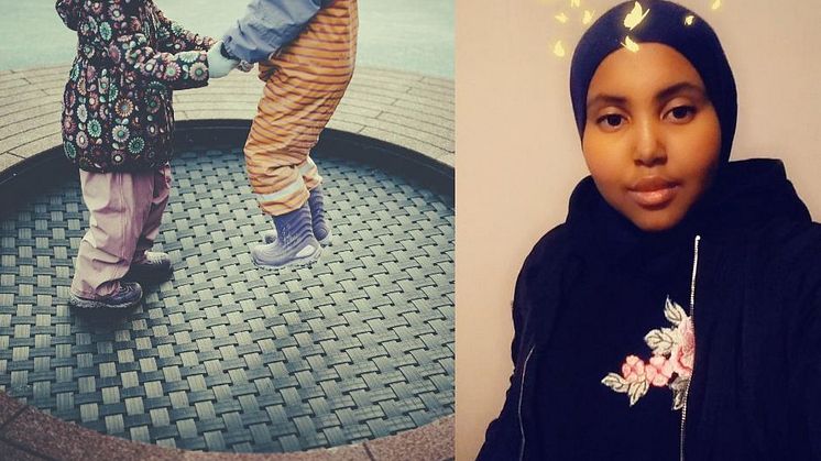 HAUGEN AKS: Asma Hassan (20) fikk jobb hos Haugen aktivitetsskole.