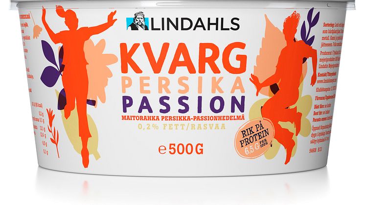 Kvarg Persika-passion 500 gram