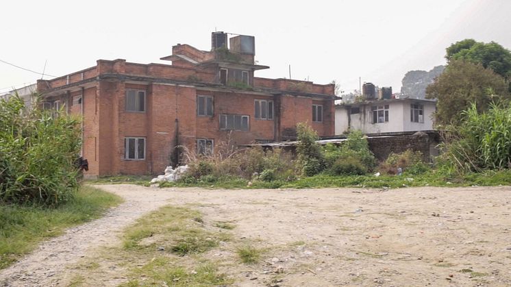 Tomta i Katmandu der barnepsykiatriklinikken skal bygges