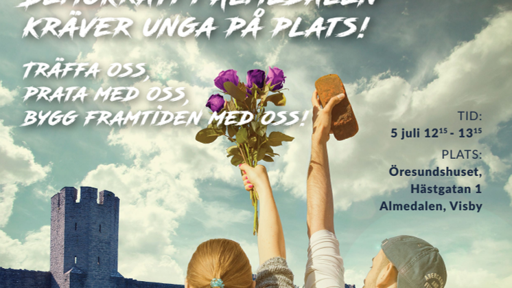 Seminarium i Almedalen 5 juli 2018: Kan ungas deltagande i nutiden lösa utmaningarna i framtiden?