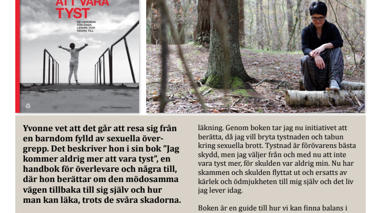 BOKSLÄPP - JAG KOMMER ALDRIG MER ATT VARA TYST