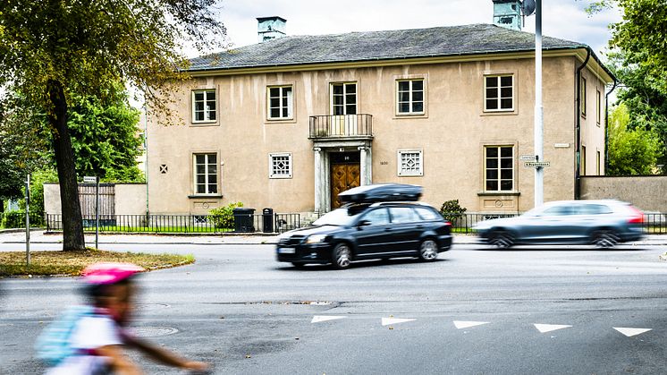 Familjen Wadströms fastighet i centrala Norrköping. Foto Thor Balkhed.
