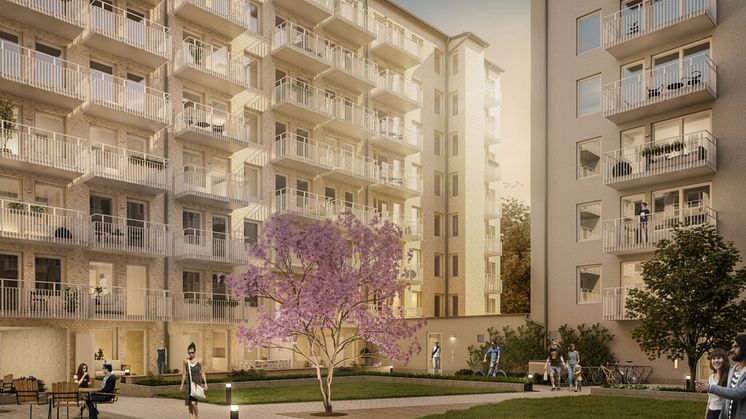 Senapsfabriken E2 i Uppsala - Bildkälla: Magnolia Bostad