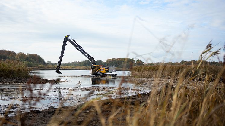 Det flyter på bra med Volvo EC220E Big Float