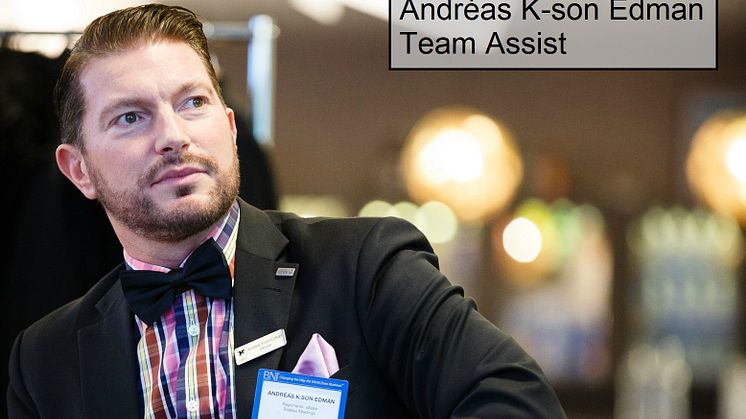 Andréas K:son Edman på BNI-möte