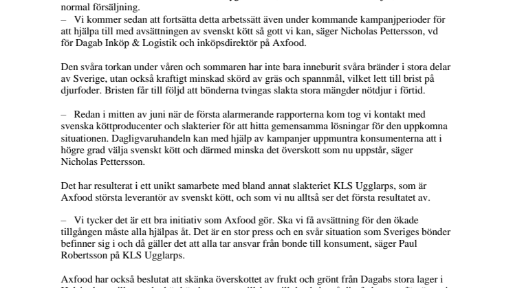 Kampanjer ska minska köttöverskottet