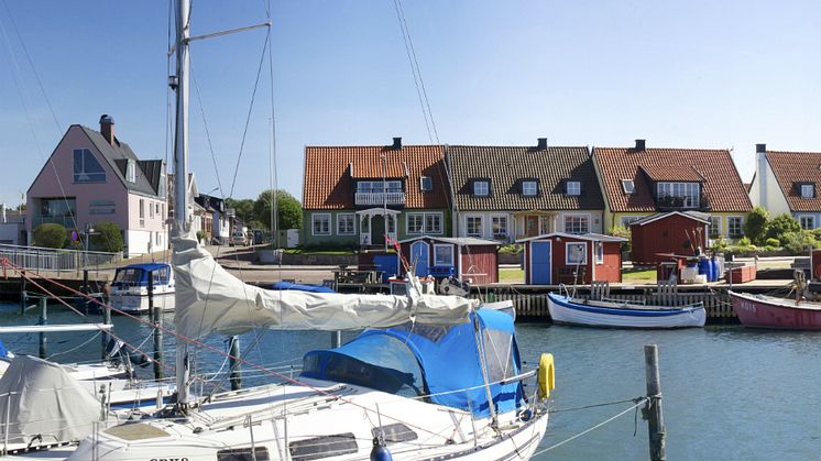 Småbåtshamnen på Råå, Helsingborg.