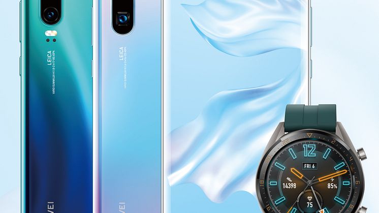 Huawei P30-serien med Watch GT på köpet 
