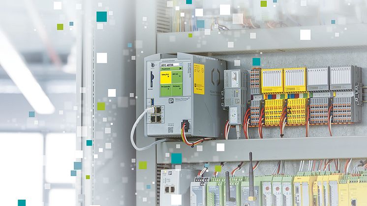 Sikkerhedscontroller til det åbne PLCnext Technology økosystem