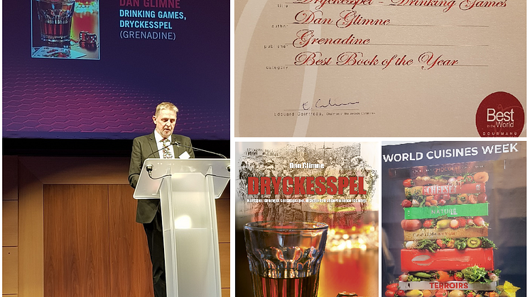 Boken "Dryckesspel" utsedd till en av världens bästa böcker om drycker och alkoholkultur!