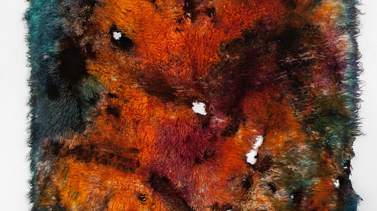 HEATWAVE, Anna Betbeze. 2014. Wool, acid dyes, ash. Courtesy the artist.jpg