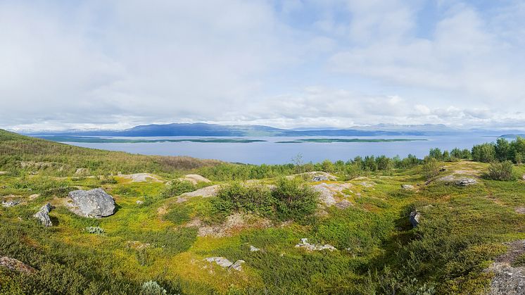 Vy över Akkajaure