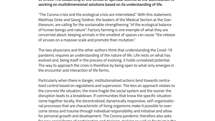 Unrealized potential: Book on perspectives and initiatives in the times of Coronavirus