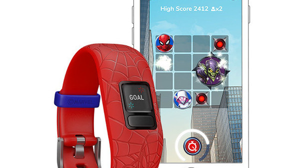 Garmin® och Marvel presenterar vívofit® jr. 2 aktivitetsmätare för barn och interaktiv mobilapp med Marvel’s Spider-Man