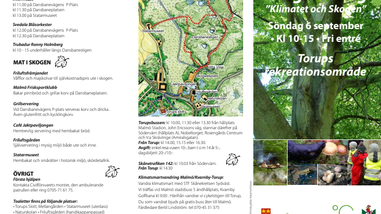 Program Skogens Dag 2009 6/9 Torups rekreationsområde