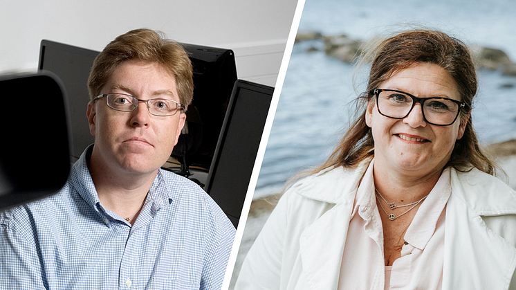 Peter Parnes, Forskare på Luleå tekniska universitet och Lena Flodin, Pedagogik- och utvecklingschef på YH Akademin. Foto: Tomas Bergman & Patricia Holmen.