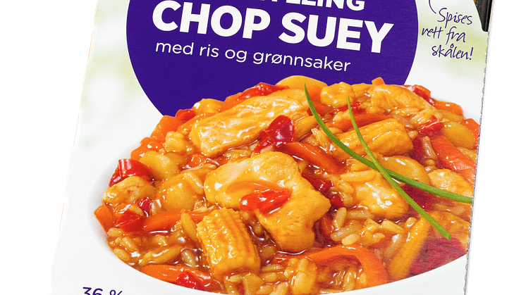 Fjordland i skål - kylling chop suey