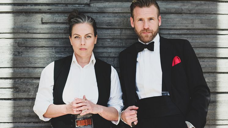 Sandra Mastio och Cornelius Löfmark står för mat och produktion för Julfadern, Part II.