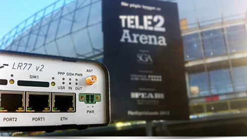 4G router räddar premiärvisning