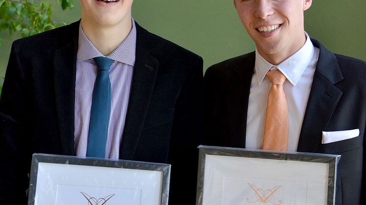 Katedralskolans Anders Wall-stipendiater 2015