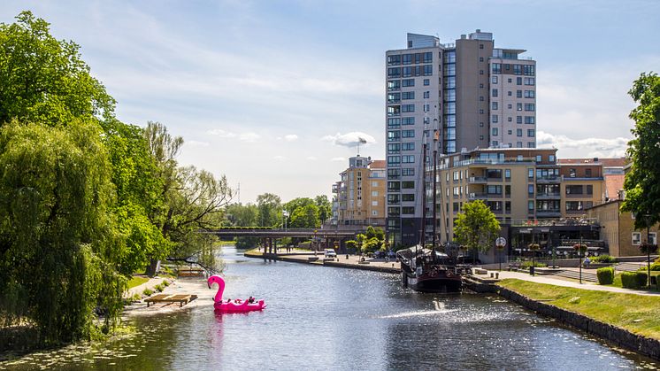 I kampanjen 48 timmar hos grannen marknadsförs bland annat upplevelser längs Kinda kanal i samband med kanalens 150-årsjubileum. Foto: Visit Linköping