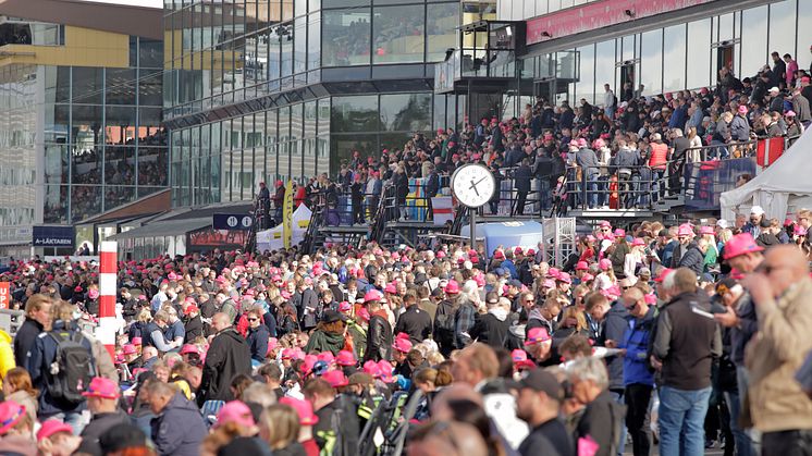 Solvalla har dukat för Elitloppsfest och skrudat publikplatserna i partystämning inför årets häftigaste travhelg.