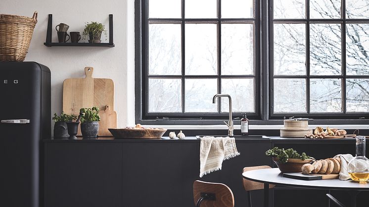 Marmoleum Concrete i kök