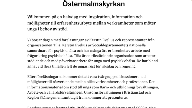Samverkan för barn och ungas bästa