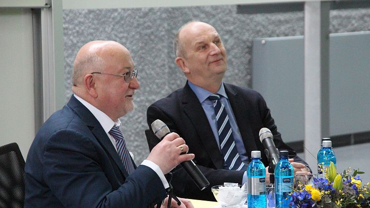Ministerpräsident Dr. Dietmar Woidke eröffnete das 24. Sommersemester des Seniorenseminars der TH Wildaue