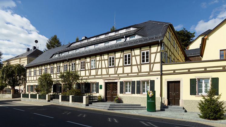 Stammhaus der Manufaktur Wendt & Kühn in Grünhainichen und Sitz der Wendt & Kühn-Welt