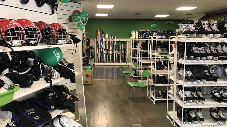 Bild från en av Sveriges flera fritidsbanker. Foto: Henric Byström, Fritidsbanken 
