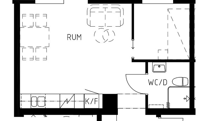 Mimer skapar 18 nya små lägenheter i ett centralt ombyggnadsprojekt 
