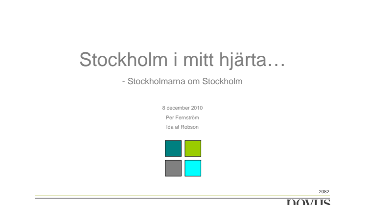 Ny Folksamundersökning: 96 procent av stockholmarna nöjda med sin stad – Södermalm den mest välkomnande stadsdelen