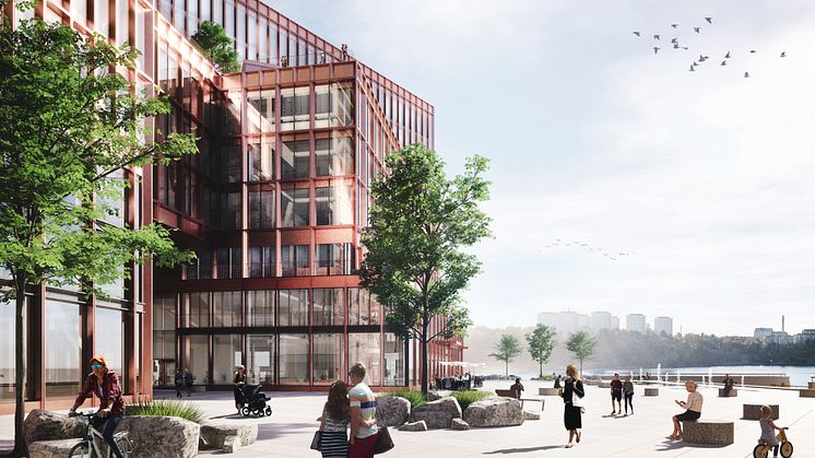 Bonnier Fastigheter, Pirhuset, vy Saltpiren och Saltkajen