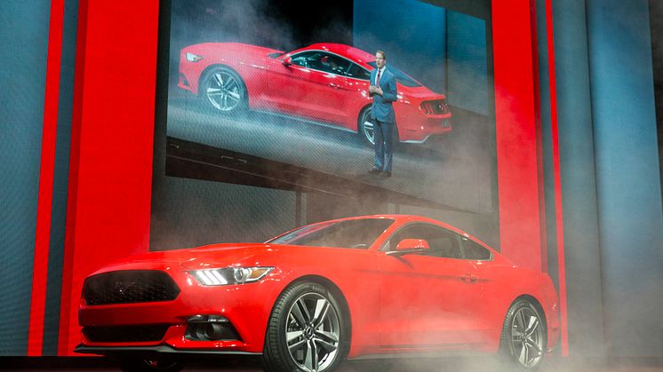 Nye Ford Mustang lanseres i Europa i 2015.