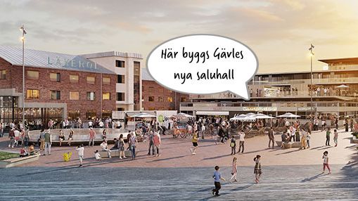 Gavlegårdarna bygger saluhall i Godisfabriken - Diléns flyttar in